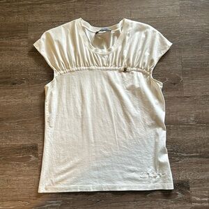 Salvatore Ferragamo Womens White Blouse